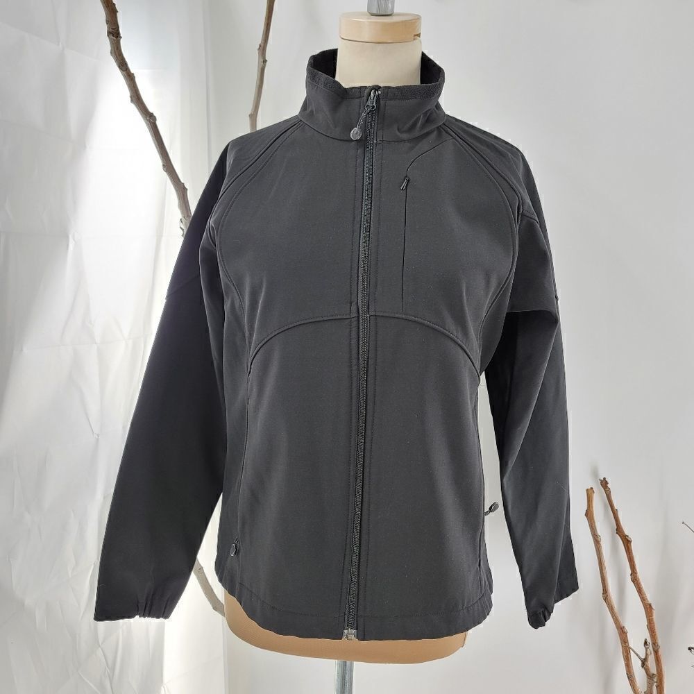 Black diamond black fleece lined winter jacket